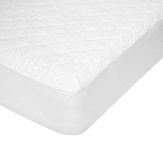 Anko Australian Brand Premium Cotton Top Quilted Mattress Protector - Anti-Bacterial Fitted Mattress Cover (Double Size)
